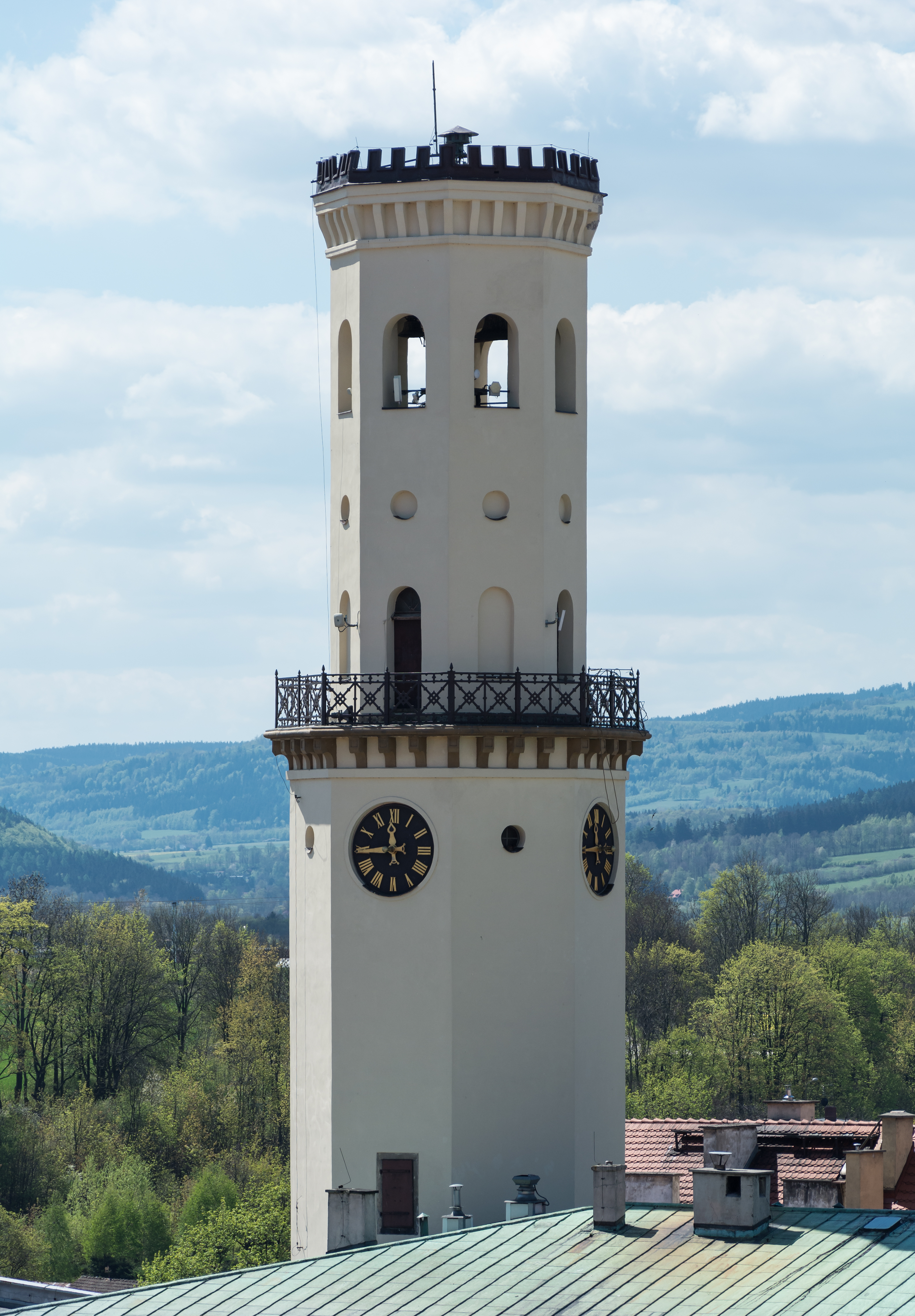 2016 Wieża ratusza w Bystrzycy Kłodzkiej