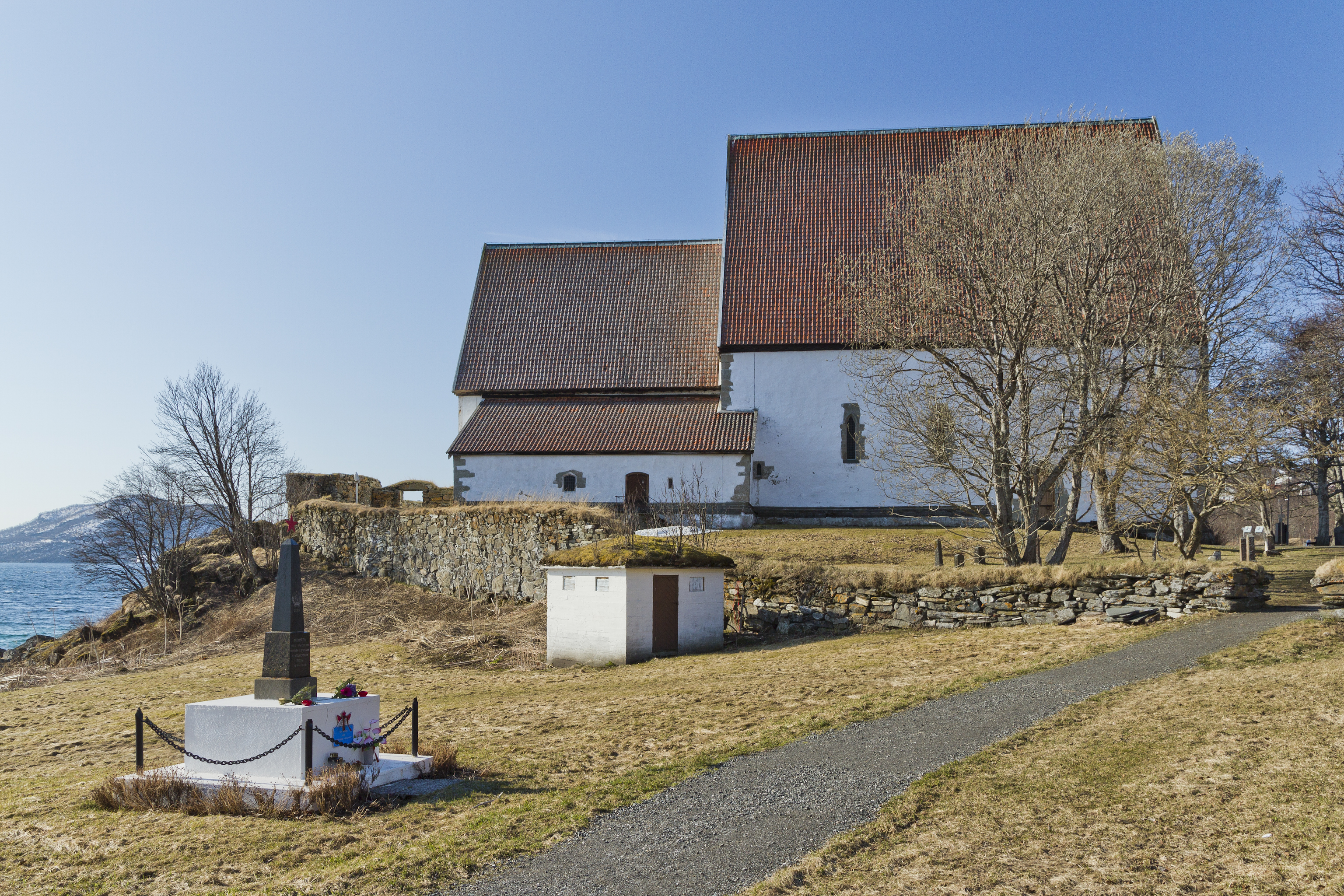 At Trondenes Church in Harstad, Hinnøya, Troms, Norway, 2015 April - 4