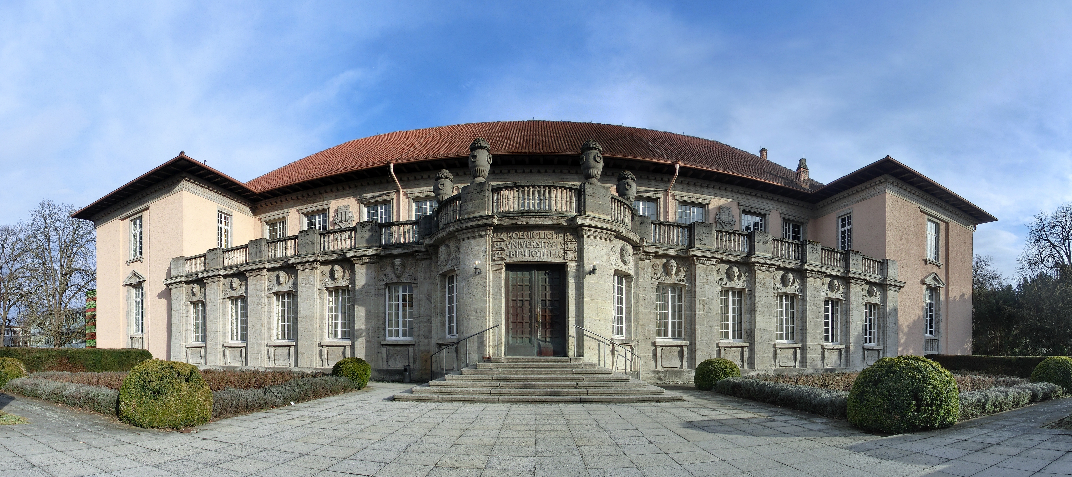 Bonatzbau Universitätsbibliothek Tübingen März 2016