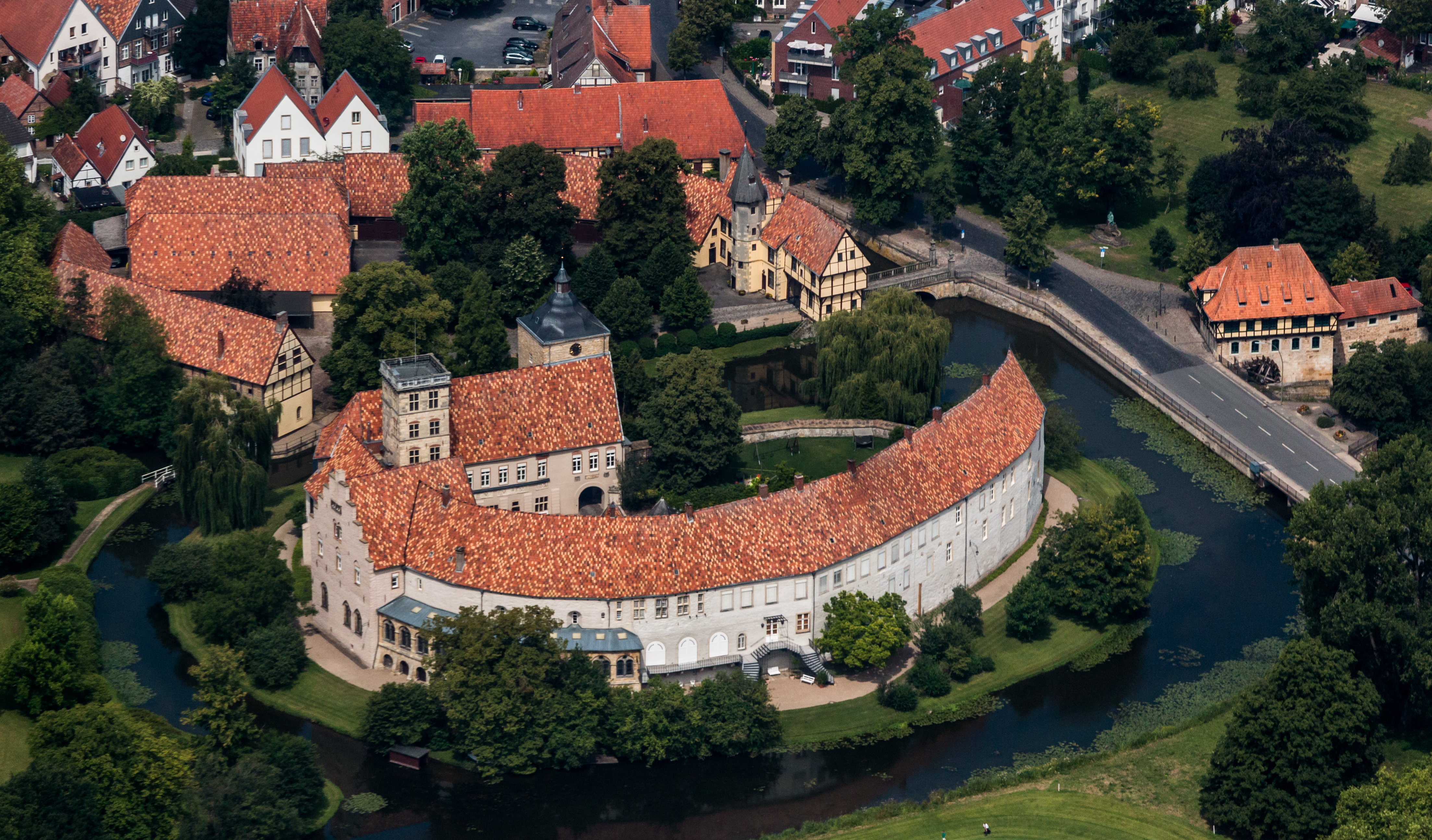 Burgsteinfurt, Schloss Burgsteinfurt -- 2014 -- 2447 -- Ausschnitt