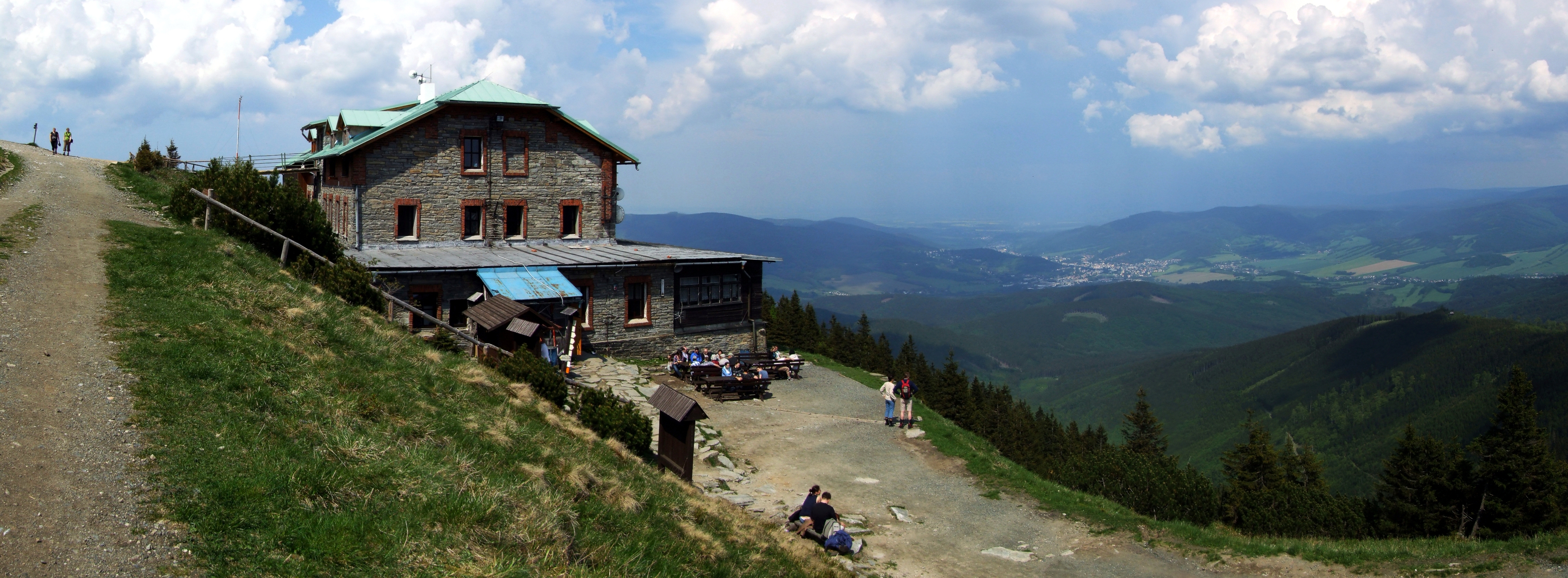 Chata Jiřího na Šeraku - panorama