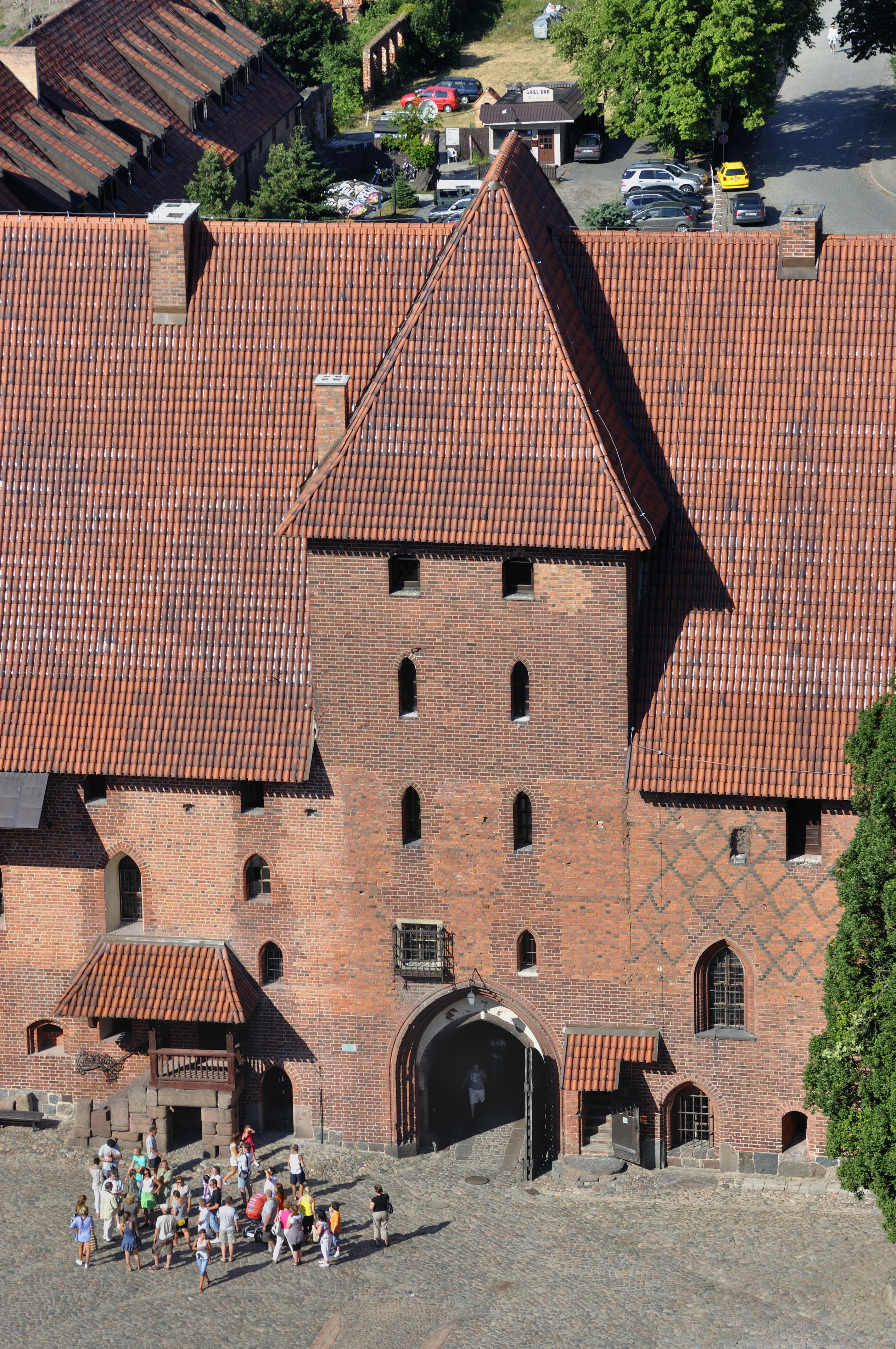 Entrance to Middle Castle of Malbork Castle