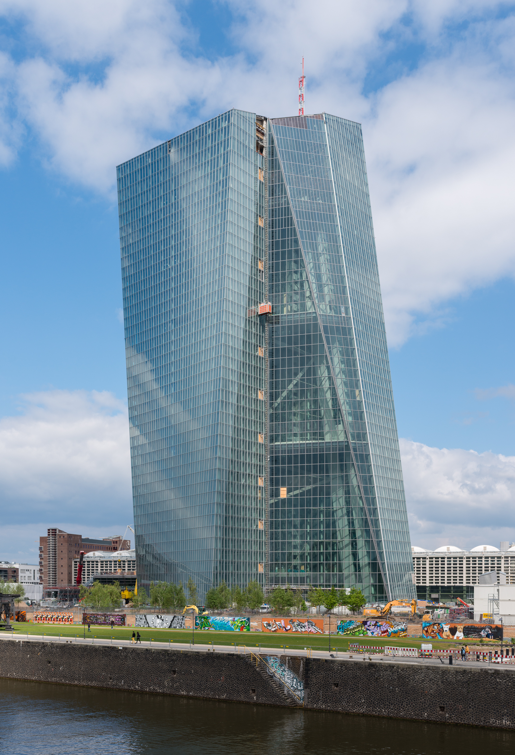 European Central Bank - building under construction - Frankfurt - Germany - 12