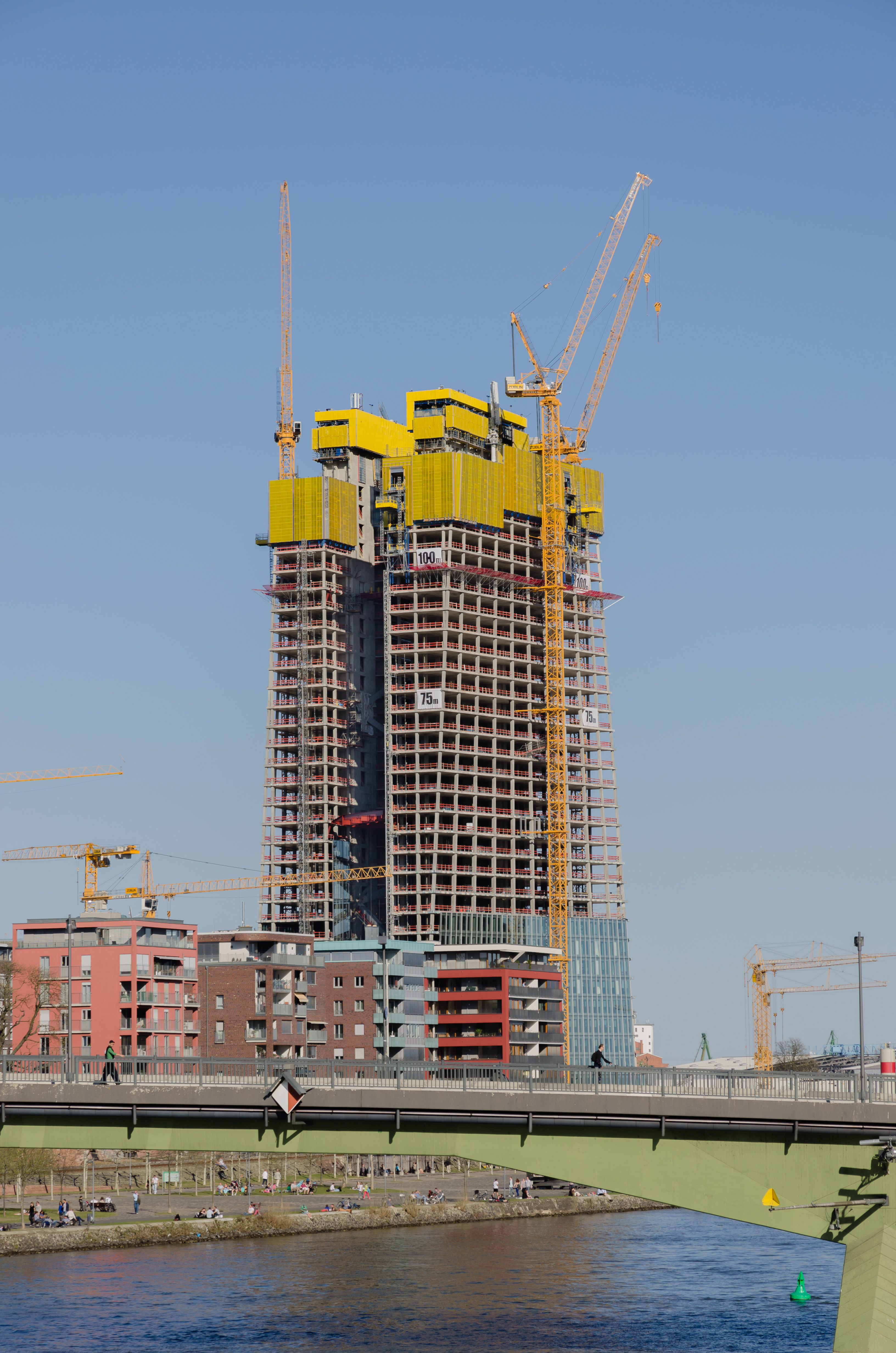 European Central Bank - new building under construction - Frankfurt - Germany - 02