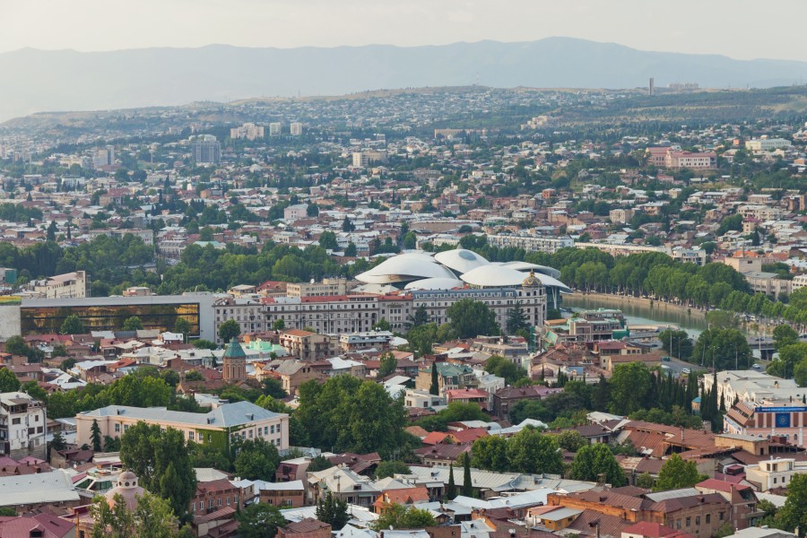 2014 Tbilisi, Widoki z Twierdzy Narikala (07)
