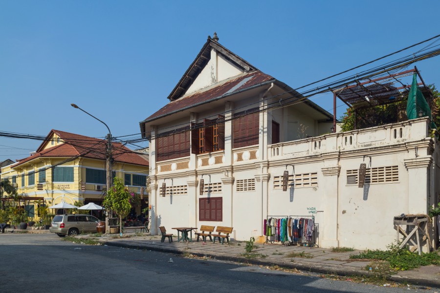 2016 Kampot, Stare budynki na ulicy nr 726 (01)