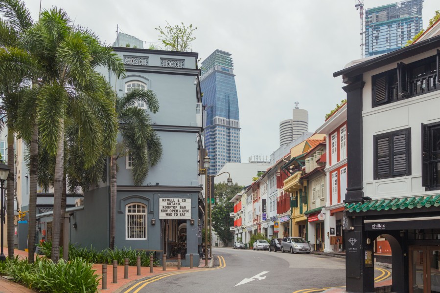 2016 Singapur, Chinatown, Ulica Ann Siang