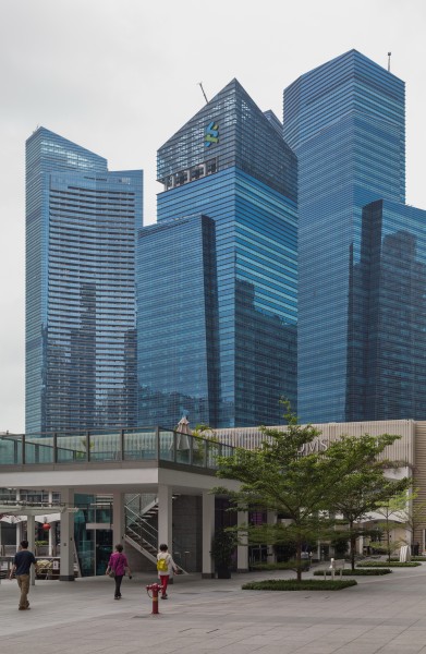 2016 Singapur, Downtown Core, Marina Bay Financial Centre