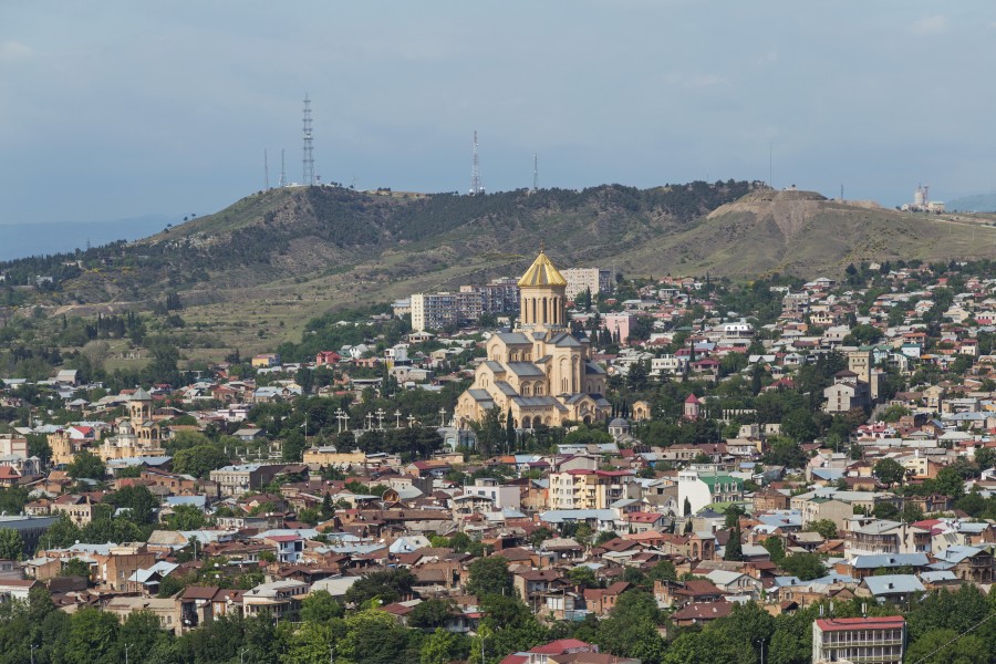 2016 Tbilisi, Widoki z Twierdzy Narikala (03)
