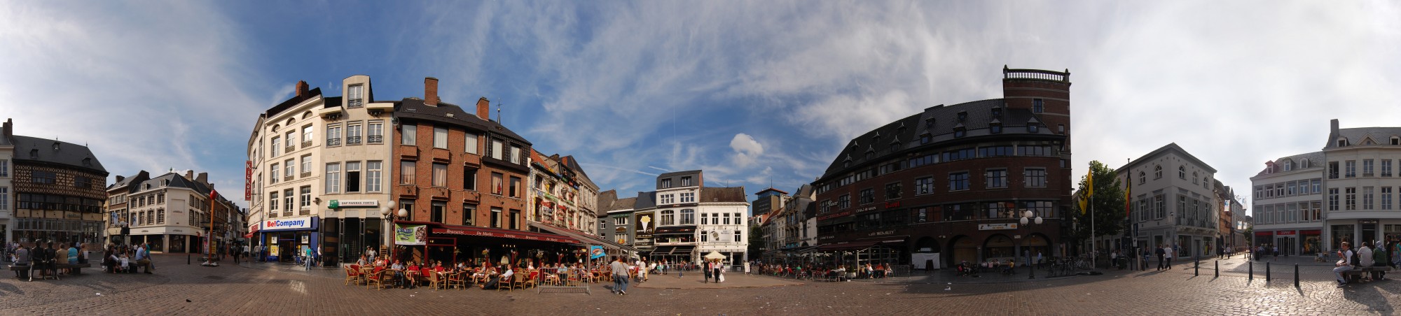 360° panoramics van Grote Markt, Hasselt