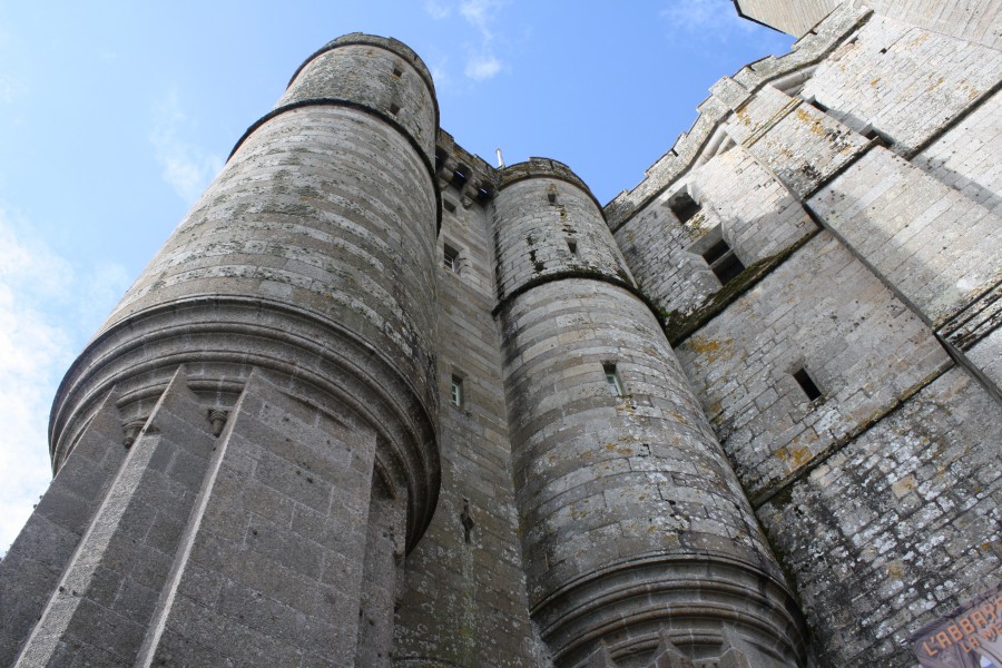Abbaye du Mont-Saint-Michel. Le châtelet.