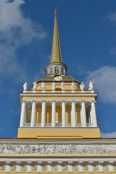 Admirality Saint Petersburg top of building