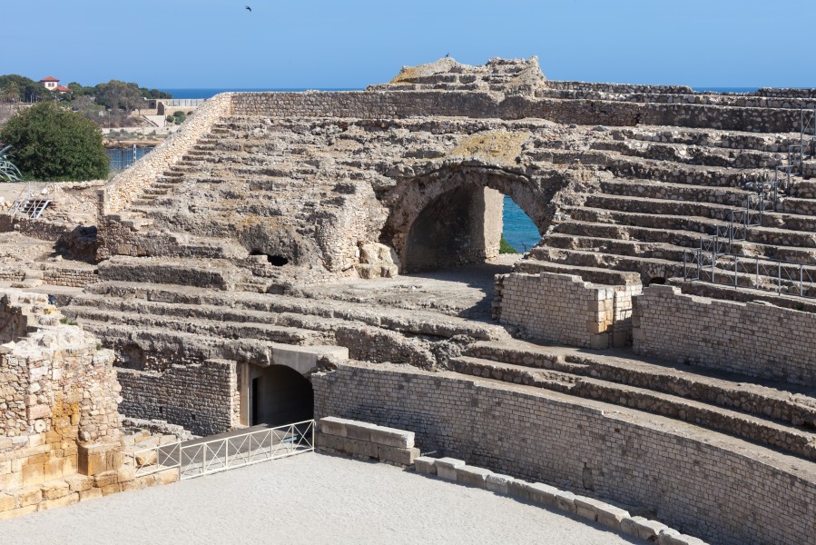 Anfiteatro romano de Tarragona. Detalle 14