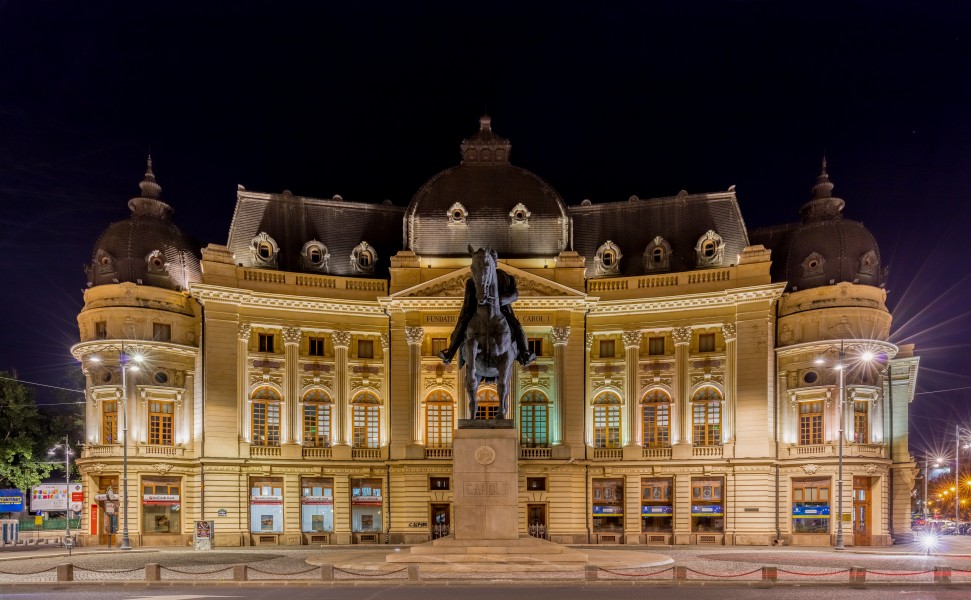 Biblioteca Central de la Universidad de Bucarest, Bucarest, Rumanía, 2016-05-29, DD 97-99 HDR