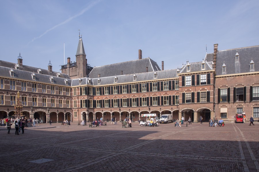 Binnenhof, The Hague 1866