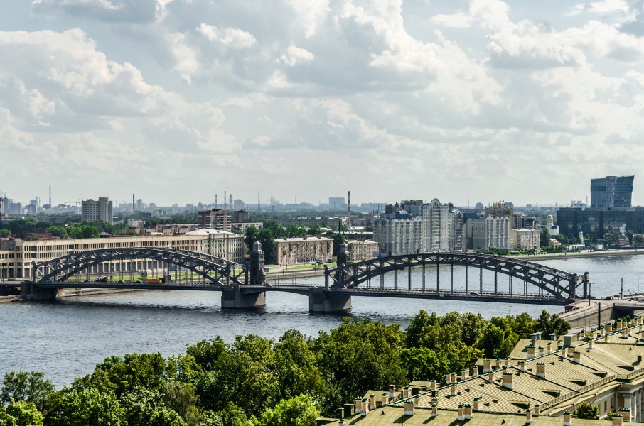 Bolsheokhtinsky Bridge SPB