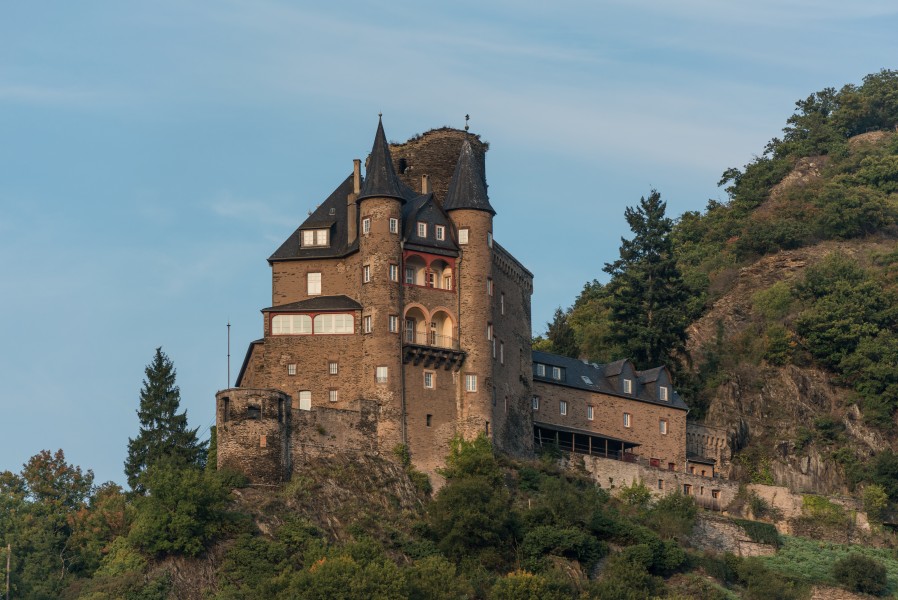 Burg Katz, St. Goarshausen, Southwest view 20141002 2