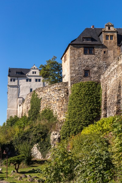Burg Ranis, Ansicht von Süd-Ost, 151002, ako