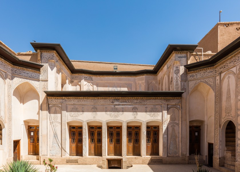 Casa histórica de Tabatabaeis, Kashan, Irán, 2016-09-19, DD 63