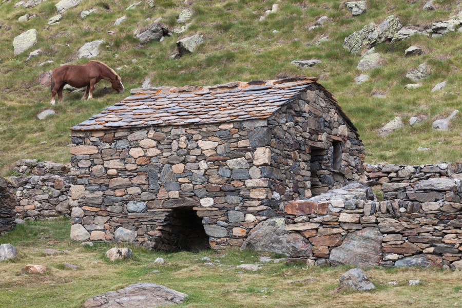 Casa tradicional no alto da Coma. Andorra 286