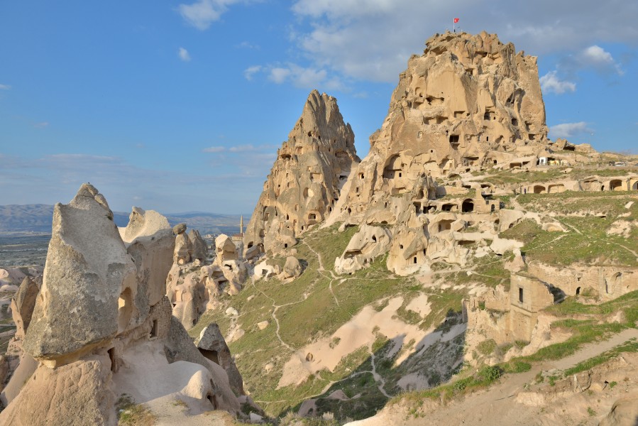 Castle Uçhisar in Cappadocia