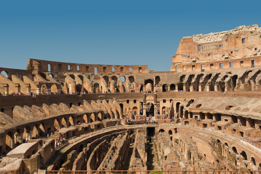 Colosseo Rome inside 1