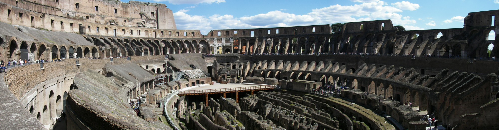 Colosseum interior panoramic
