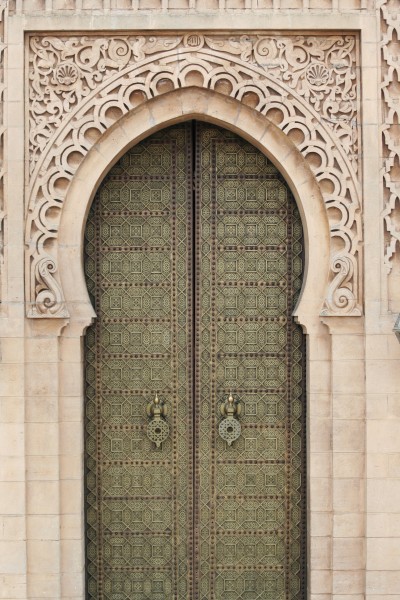 Door-at-Mausoleum-of-Mohammed-V