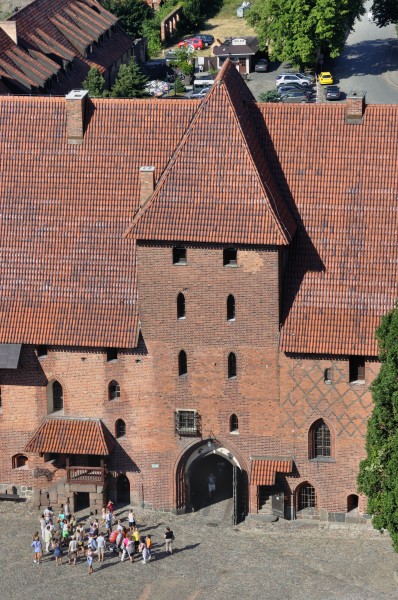 Entrance to Middle Castle of Malbork Castle