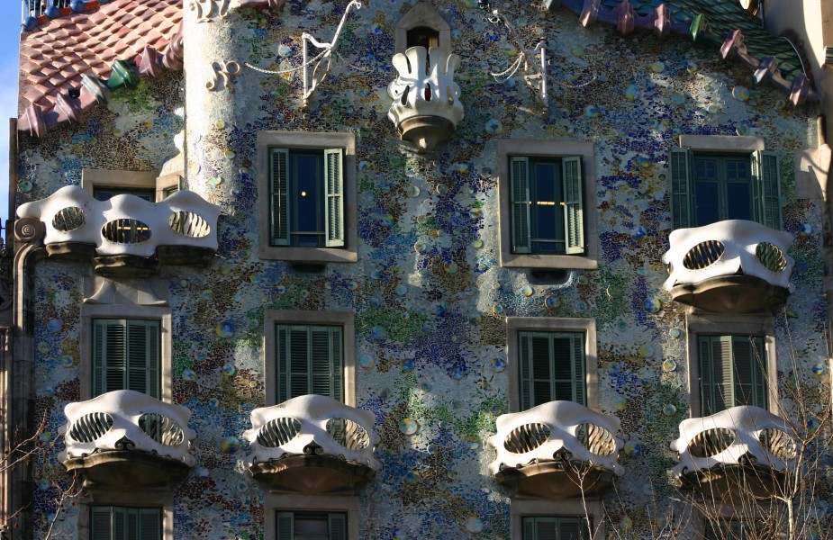 Exterior of Casa Batló - Barcelona 2014