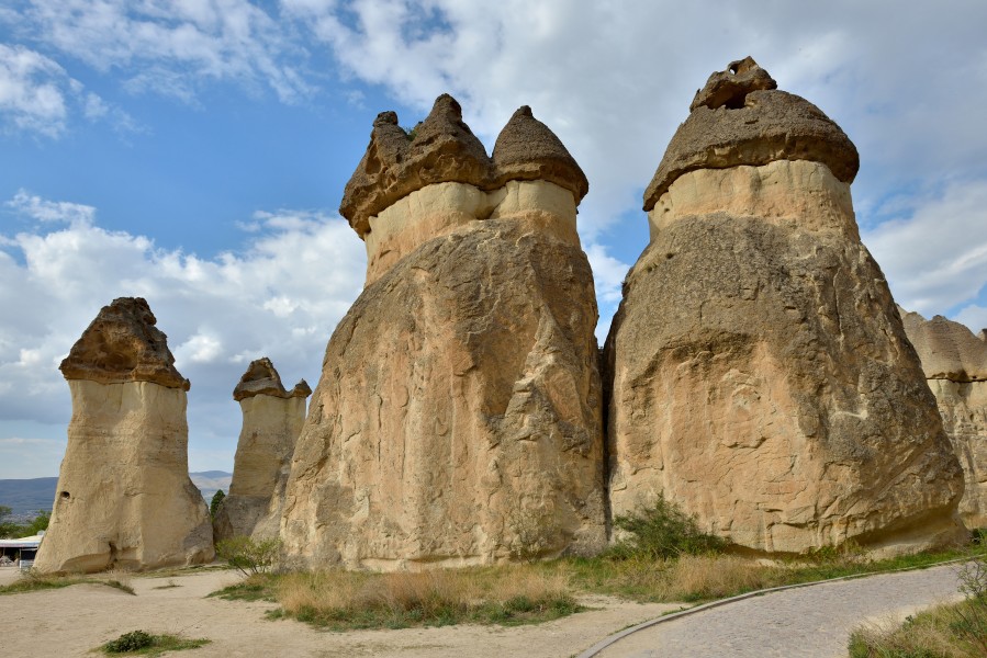 Fairy chimneys in Cappadocia
