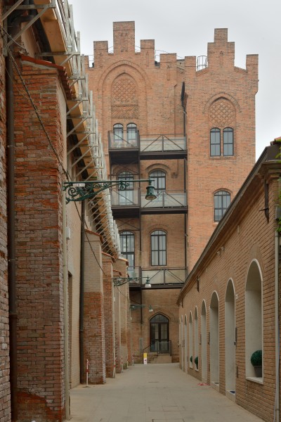Giudecca edificio Dreher ingresso a Venezia