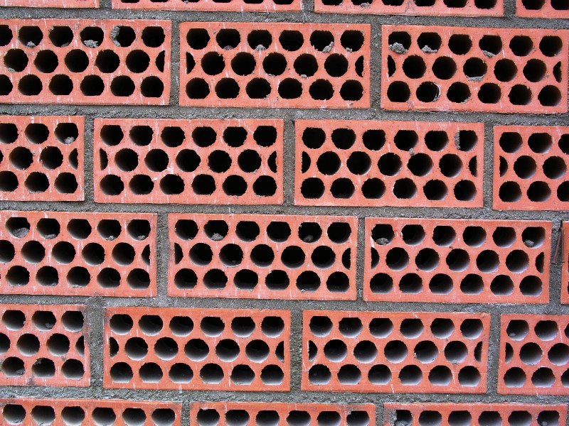 Guadalajara Hole brick wall