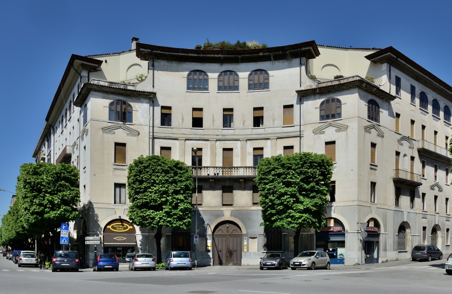Historicist building in Brescia