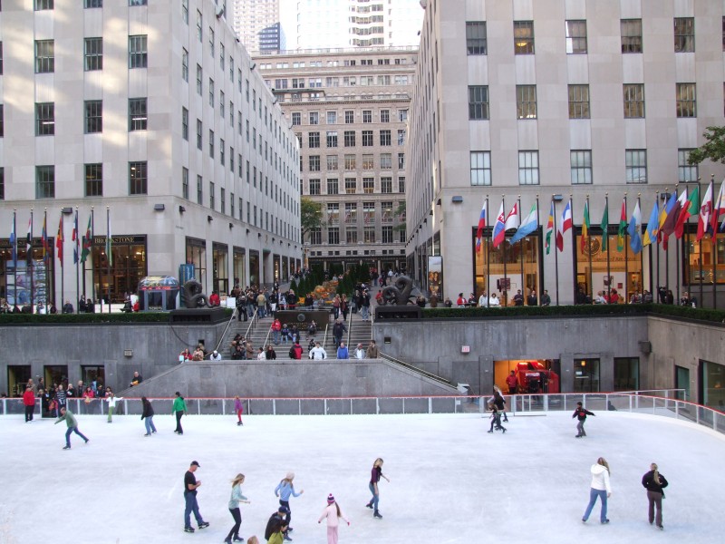 Ice Skate Rink, Rockefeller Center