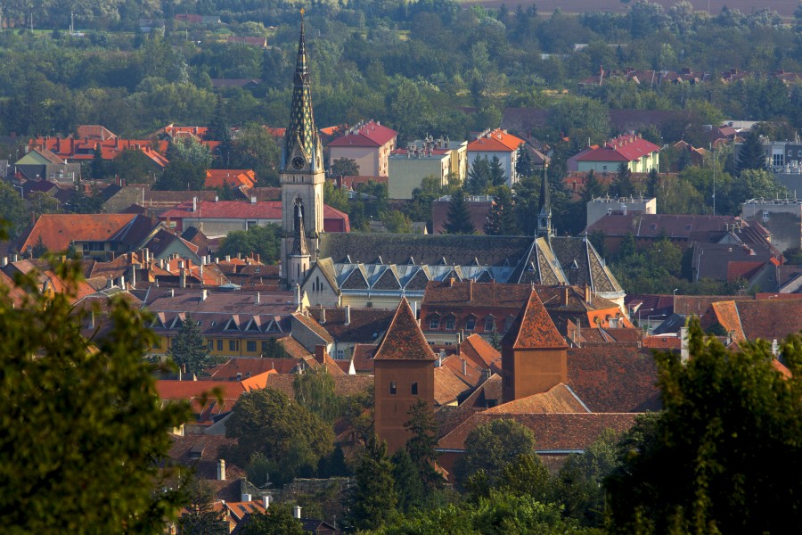 Kőszeg. View to the city