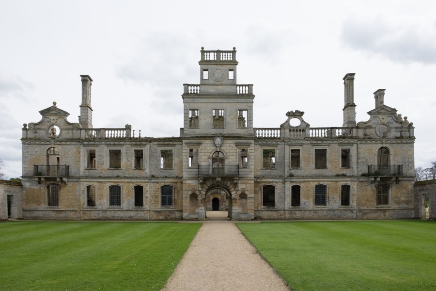 Kirby Hall - north front from forecourt