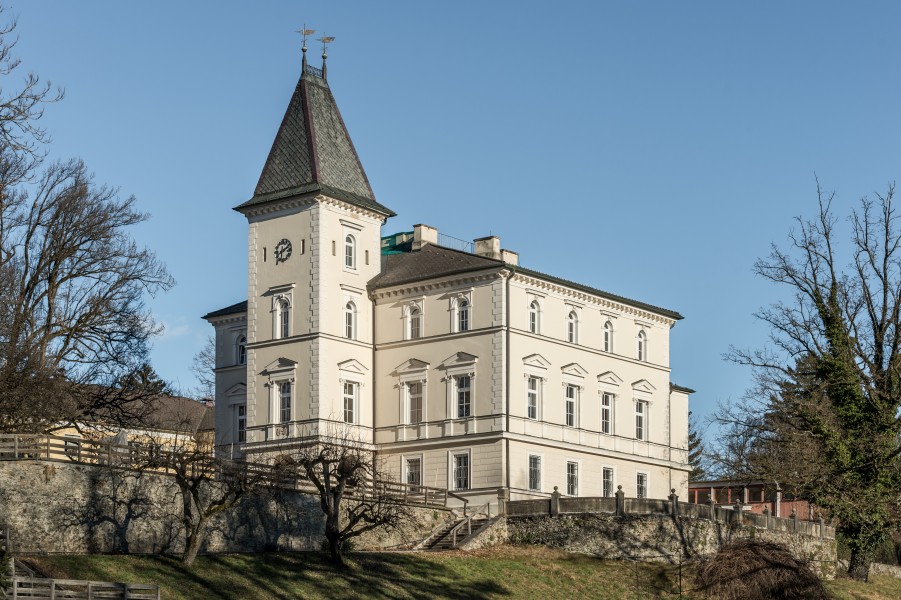 Klagenfurt Welzenegg Krastowitz 1 Schloss Krastowitz SW-Ansicht 27122016 4730