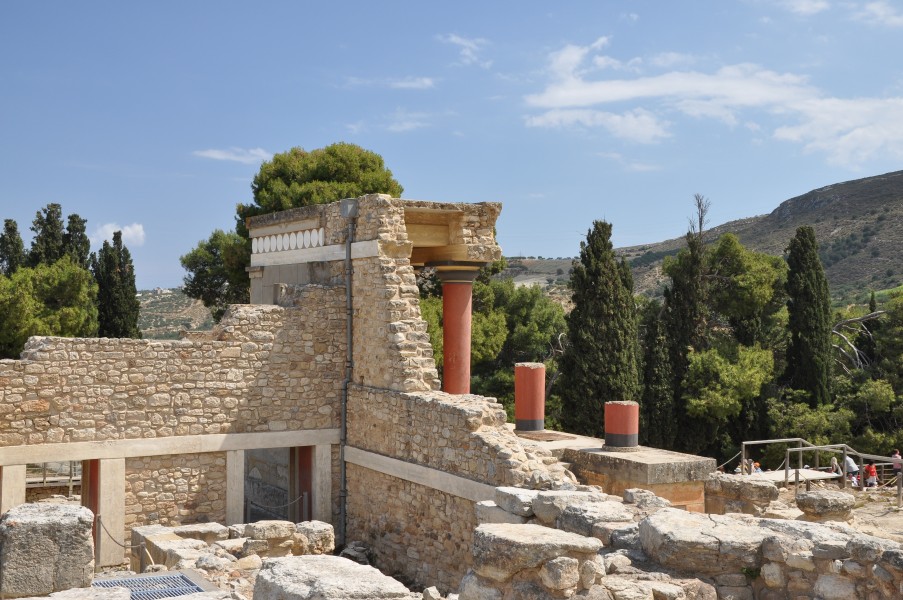 Knossos north entrance, Crete 001