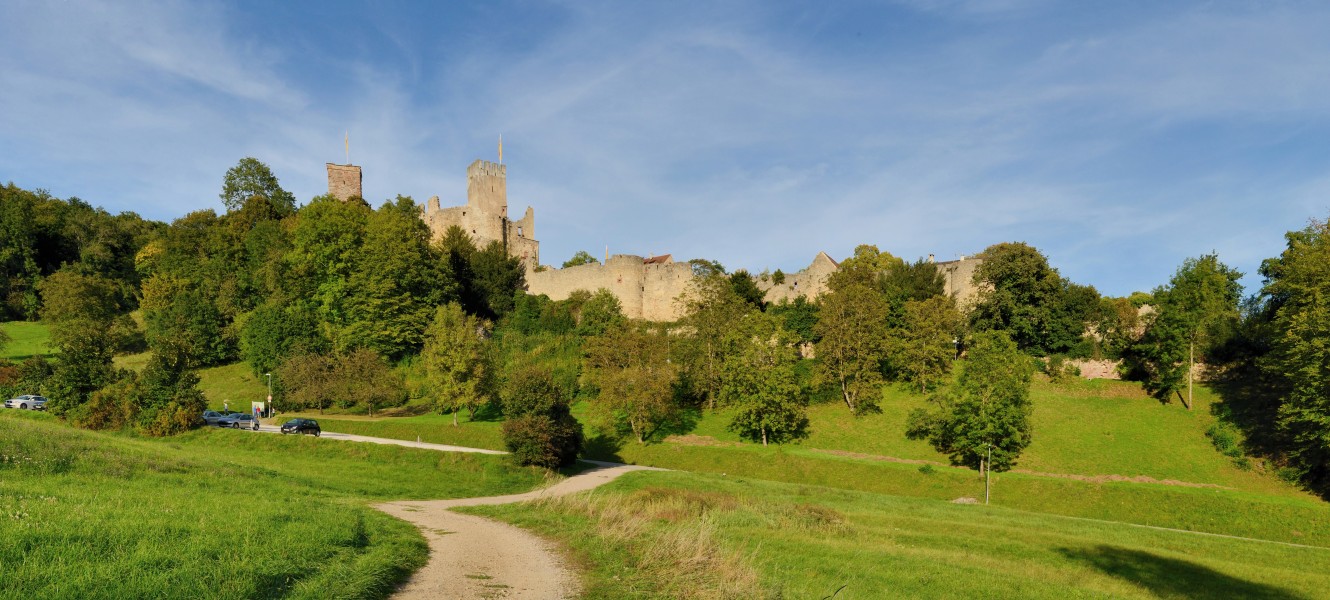 Lörrach - Burg Rötteln - Ansicht von Westen1