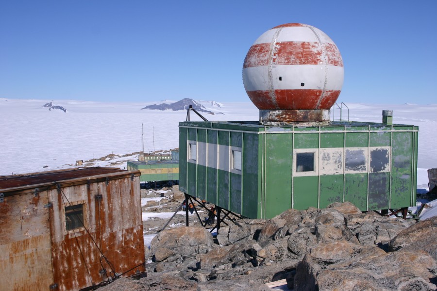 Leningradskaya Station in Antarctica