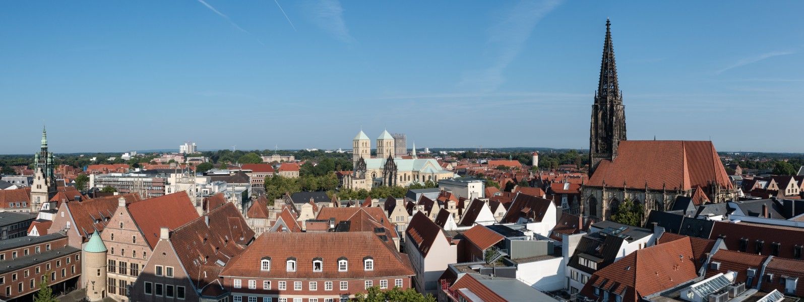 Münster, Altstadt, Panorama -- 2017 -- 2075-9