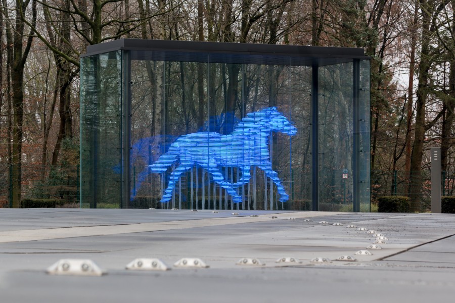 Münster, LVM, Skulptur -Zwei Pferde- -- 2017 -- 6367