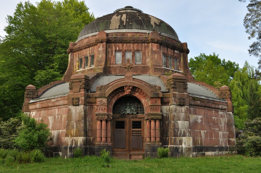 Mausoleum von Schröder (Friedhof Hamburg-Ohlsdorf).ajb