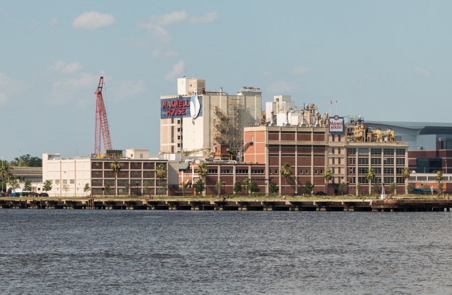 Maxwell House Coffee Plant, Jacksonville FL, Southwest view 20160706 1