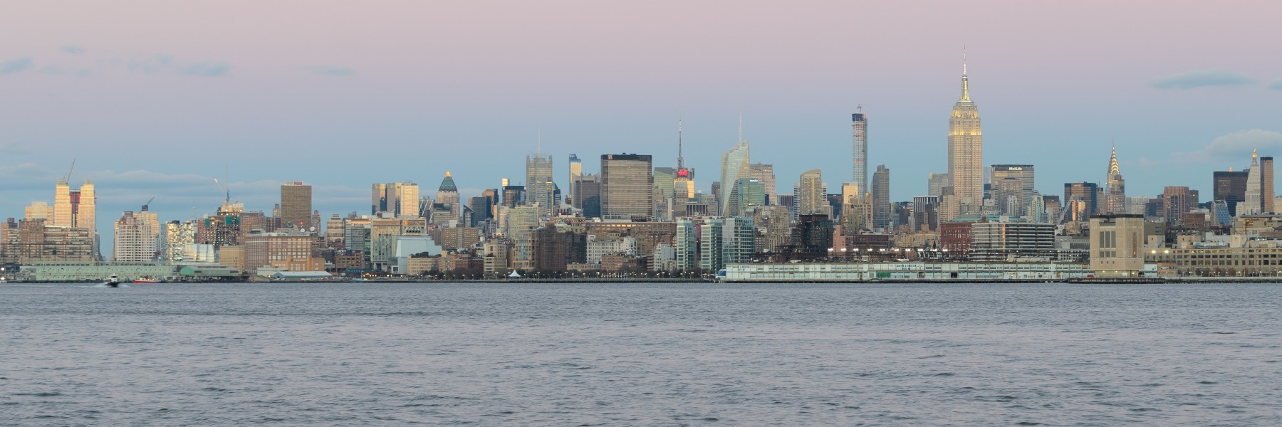 Midtown Manhattan from Jersey City November 2014
