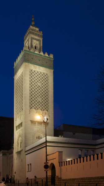 Minaret mosque of Paris