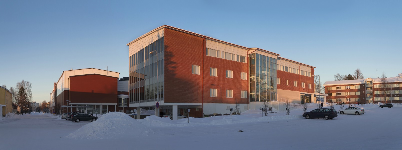 Minerva building in Suensaari, Tornio in 2013 February