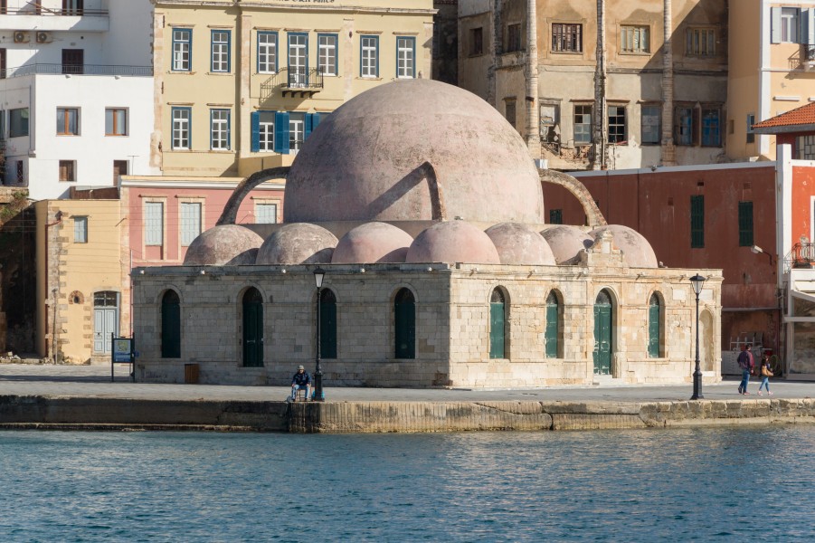 Mosque harbour Chania