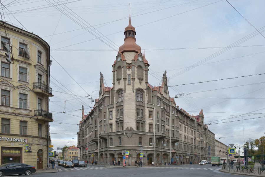 Municipal Building in Saint Petersburg architect Alexander Lvovich Lishnevsky